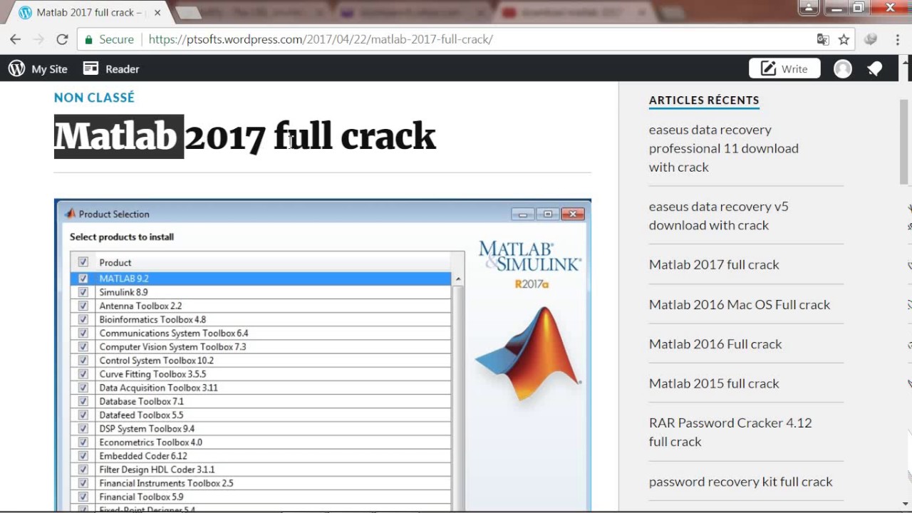 Matlab r2009b crack download